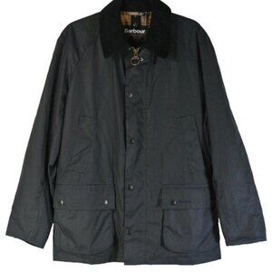 BARBOUR Men's Ashby Wax Jacket in Black Small